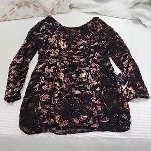 Lulus Long Sleeve Cowl Back Dress